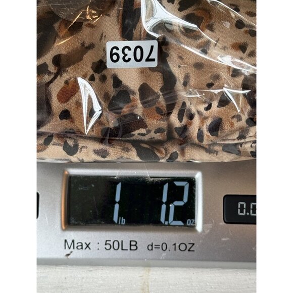 Chaus Women Animal Print Blazer 16W Brown Single Breast Cotton Blend Exotic - Picture 11 of 11